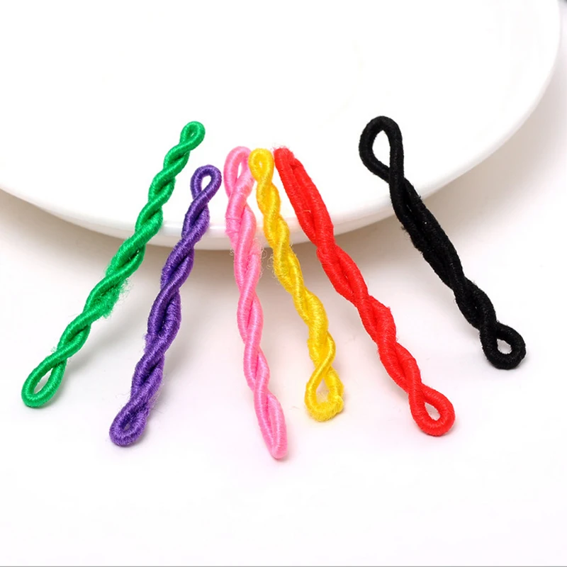 

Fashion 10 Pcs/Lot Elastic Hair Bands Girls Colorful Cute Rubber Elastic Ponytail Holder Hair Rope Hair Accessories