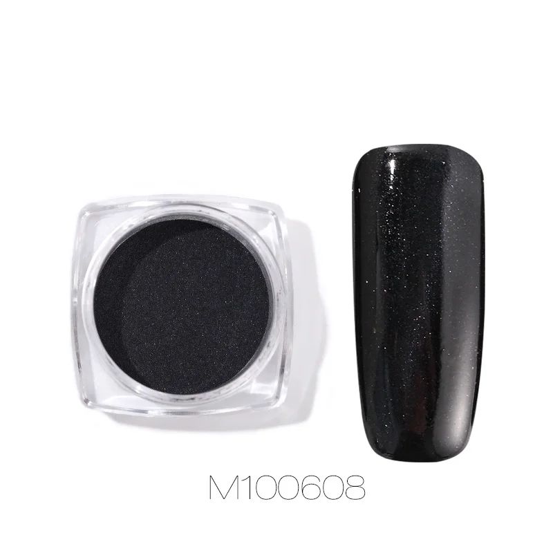 M100608 ROSALIND порошок для ногтей кошачий глаз порошок долговечный Блеск УФ Отмачивание лак для ногтей фрикционный Декор нужна верхняя основа под лак искусство - Цвет: M100608