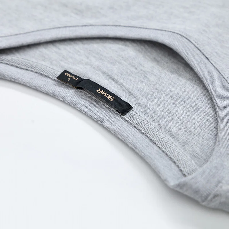 Мужская футболка SEMIR Повседневная Уличная в стиле хип хоп с надписью маски лето