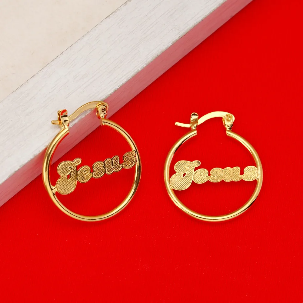 Новые серьги гвоздики из латуни с изображением религиозных христианских