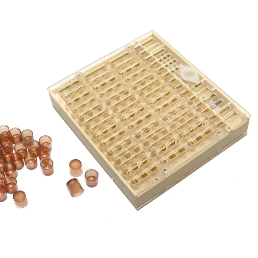 Инструменты для пчеловодства коробка кюпкит Queen Rearing 120x Brown Cell CupsSystem Cupularve Tools