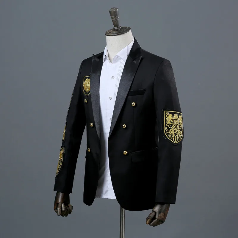 Черный блейзер тонкий мужской пиджак Heren Colberts Terno Masculino Slim Blaser блейзер|Пиджаки| |