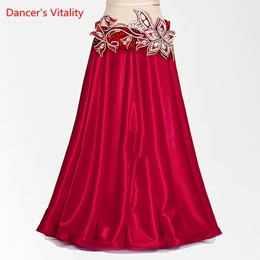 На заказ сценическое представление женский роскошный бюстгальтер+ пояс+ юбка 3 шт. Одежда для танца живота племенной танец костюм комплект