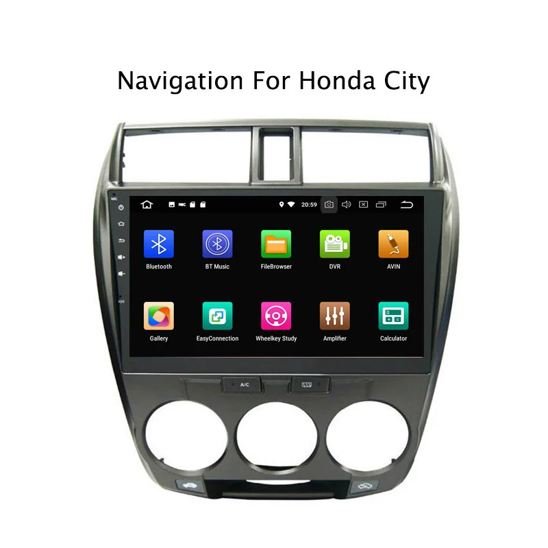 10 1 &quot4G ram 32G rom Восьмиядерный Android 8 0 автомобильный DVD gps для Honda City 2008 2009 2010 2011 2012