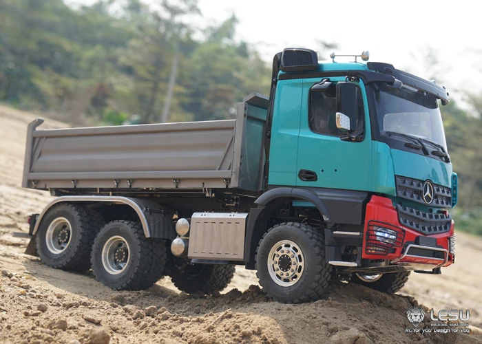1/14 гидравлический Трехходовой самосвал Benz3348 полный привод 6X6 с высоким крутящим моментом грязевая головка не содержит кабины модель грузовика Tamiya RCLESU