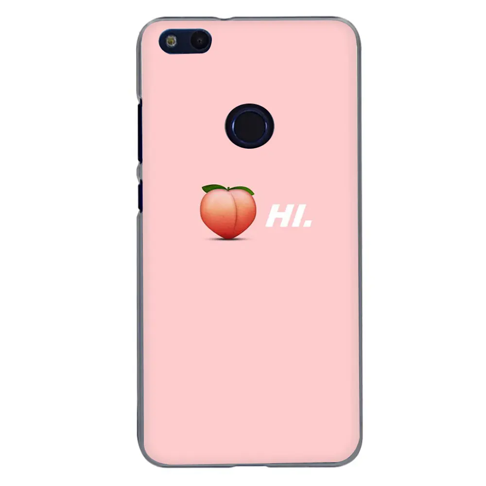 H1 Розовый персиковый жесткий чехол для телефона huawei Honor 20 Play 6 7 8 A C Pro 2 GB/3 GB 7C 5.99in 7 9 10 X Lite - Цвет: H1