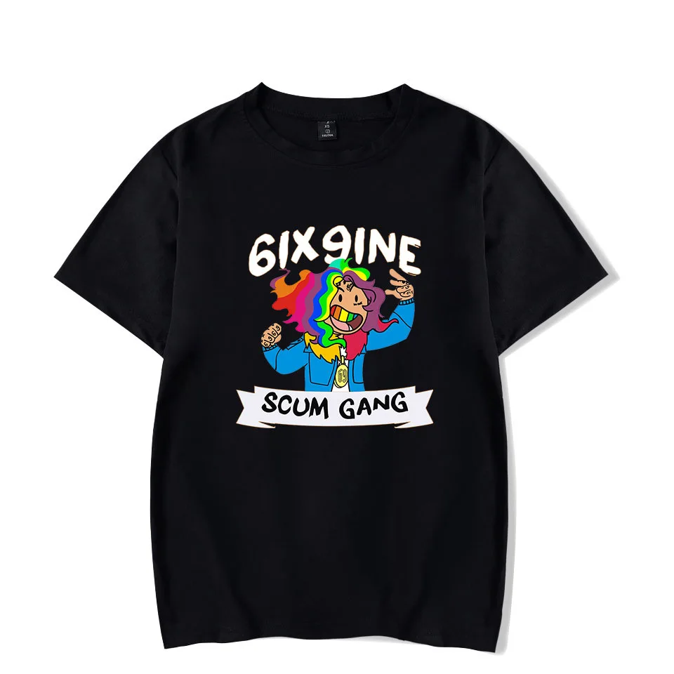 Футболка для мужчин и женщин 69 6ix9ine хип-хоп рэпер Tekashi69 футболки летние