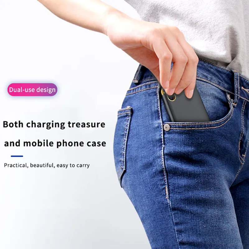 Ультратонкий внешний аккумулятор NTSPACE на 6000 мА · ч зарядный чехол для iPhone XR чехлы