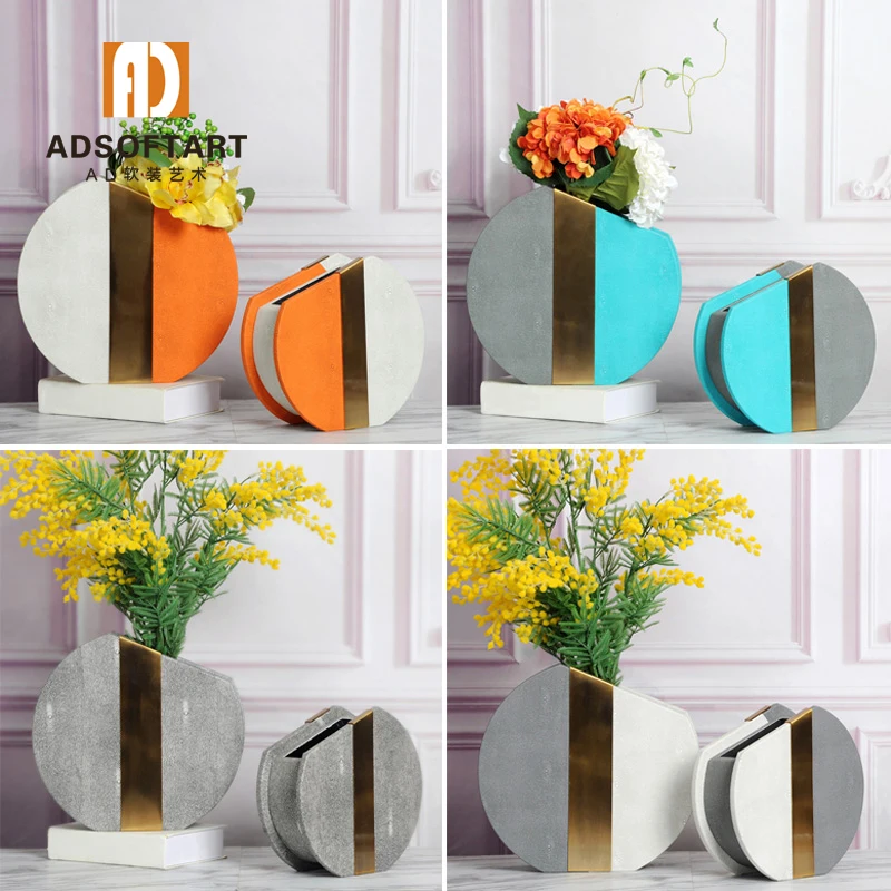 Home Decoration Dried Flower Vase Modern Minimalist Living Room Coffee Table Creative Restaurant | Дом и сад