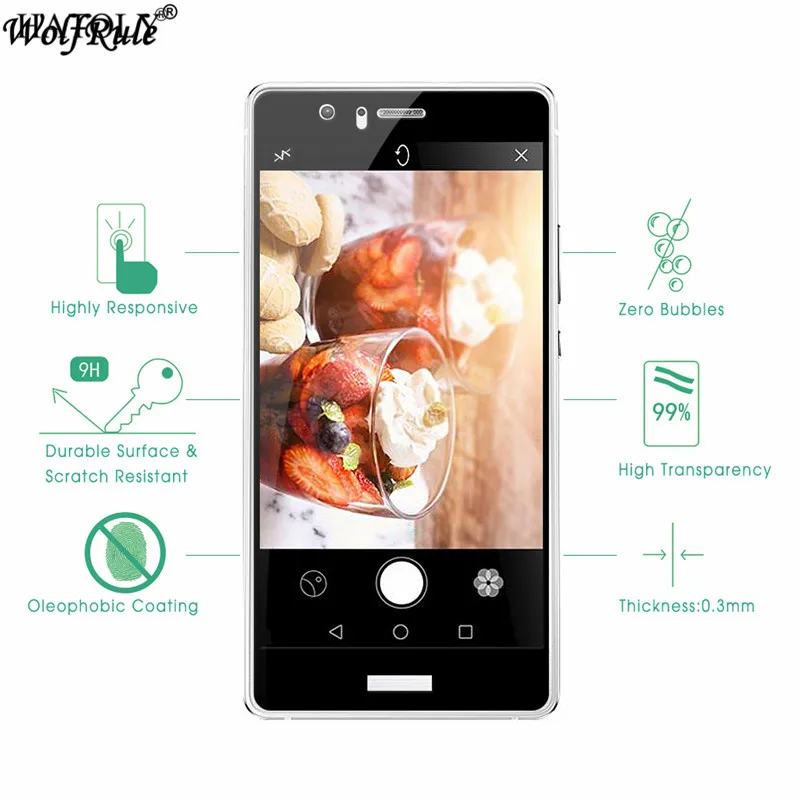 Защита экрана Huawei P9 Стекло 9H закаленное стекло для полное покрытие Ascend пленка 5 2