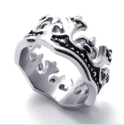 Новое модное ювелирное изделие + 361L кольцо из нержавеющей стали для мужчин и