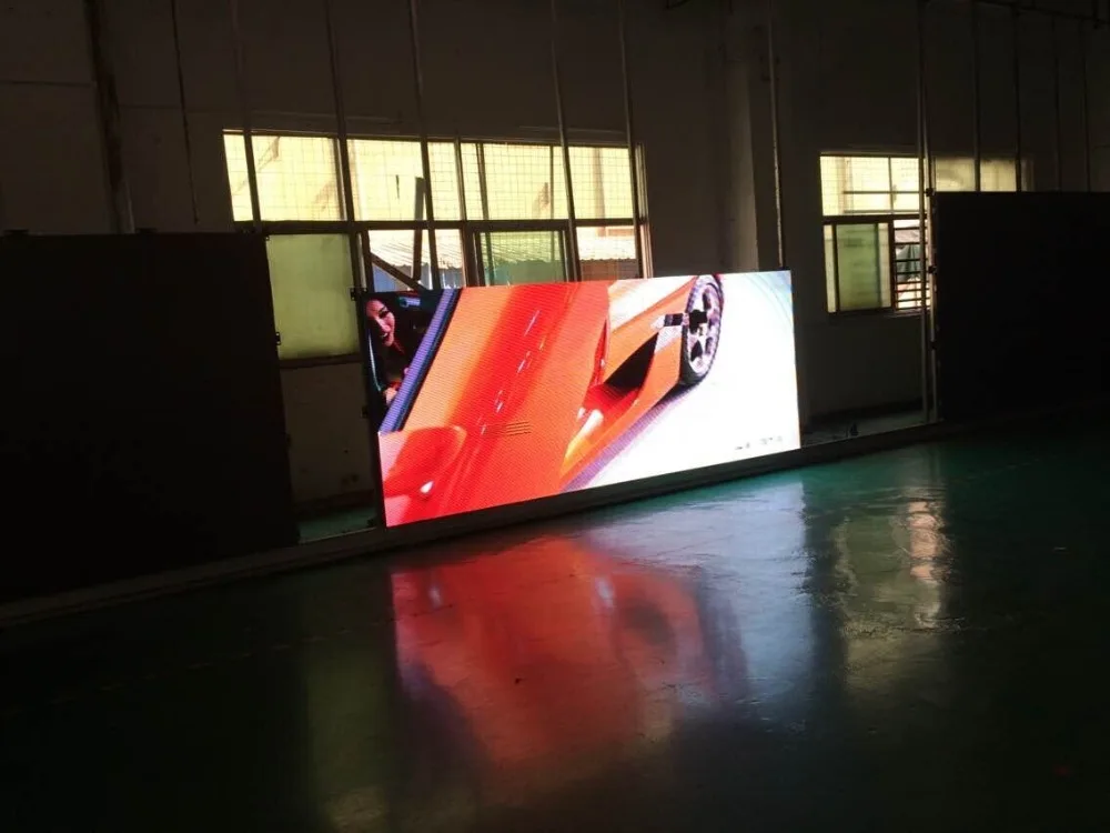Koop TEEHO P6 Indoor Full Color Led Display Eenvoudige Kast Panel 576mm * 576 M Slanke Vaste Installatie 1/8 Scan Panel Teken Led Screen