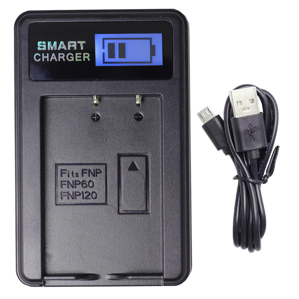 3 шт. 1500 мАч 7 В FNP-60 NP60 литий-ионная аккумуляторная батарея и USB ЖК-зарядное