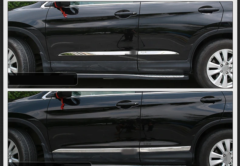 Для Honda CRV CR V 2012 2016 Аксессуары хромированная abs боковая линия двери отделка