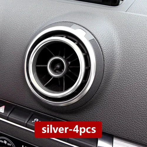 4 шт./лот автомобильный Стайлинг выход кондиционера декоративная круглая отделка