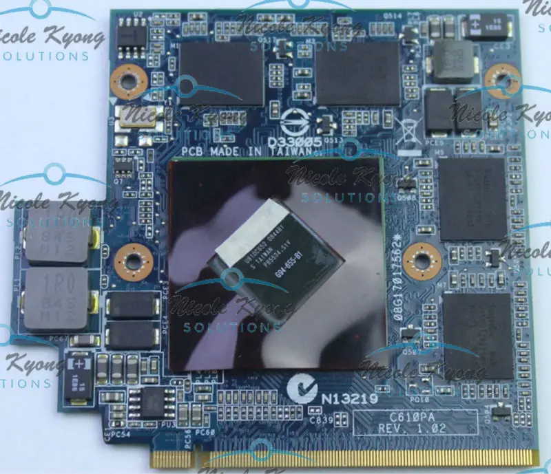 Видеокарта VGA C610PA 9800M GS G94 655 B1 512MB для ноутбука Asus G61G G72G G71G|video card laptop|asus g71gcard |