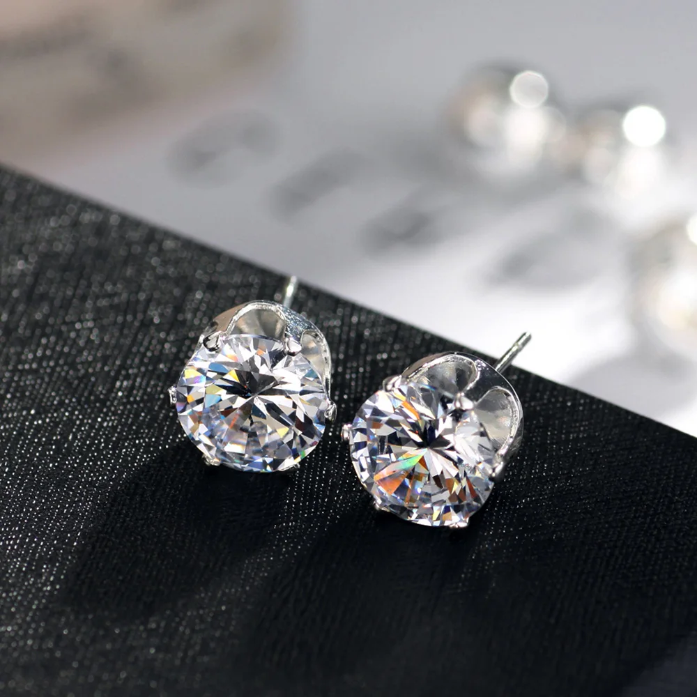 Neoglory Стразы три пары белая Шпилька Модная бижутерия в виде шариков новинка 2020