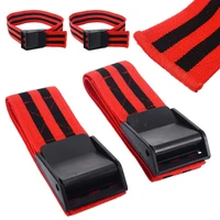 1 pair red occlusion bands fitness gym bfr bands blood flow restriction occlusion bfr tourniquet training biceps bands