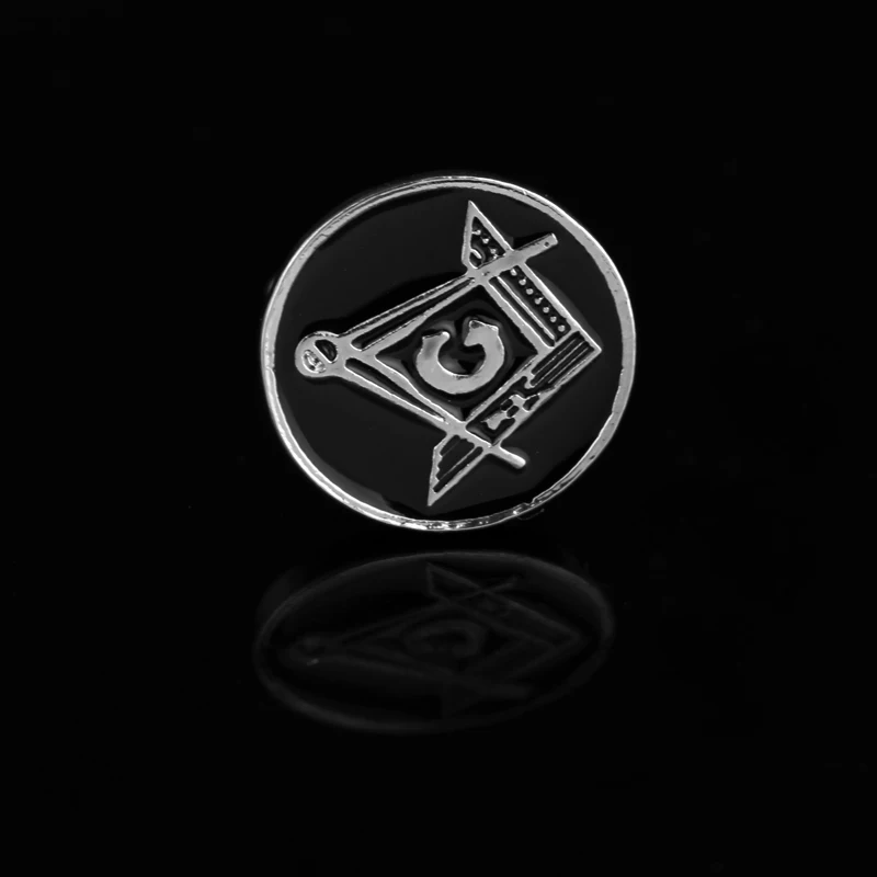 Мужские ювелирные изделия высшего качества запонки в стиле масонской домик для