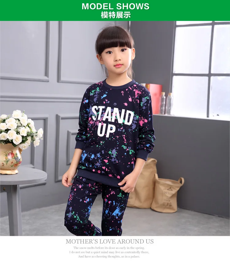 2017 Новые Прибыл Девочка В Детская Одежда Набор Весна Детской Одежды Наборы Baby