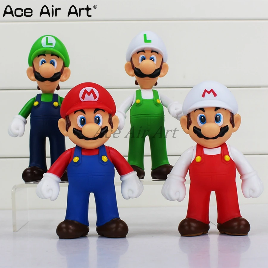 Популярные гигантские надувные персонажи из мультфильмов Super Mario Bros & Luigi