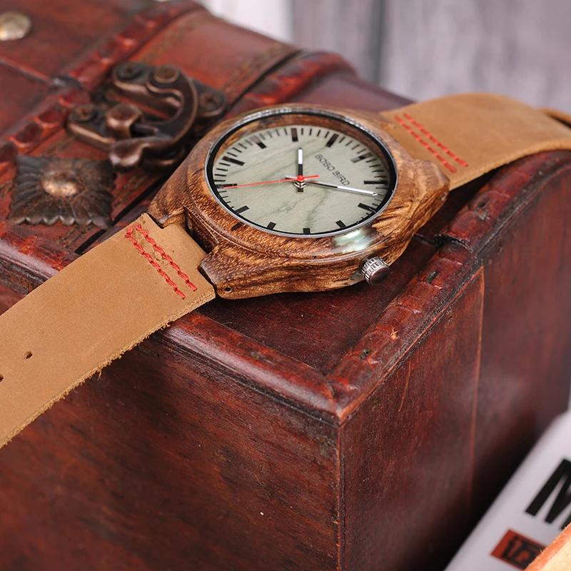 BOBO BIRD L-Q05 часы zebravwood кварцевые мужские с логотипом на заказ | Наручные