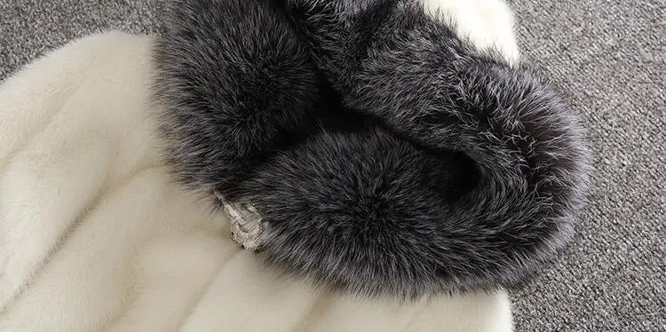 Женская куртка из искусственного меха разноцветная модная с искусственным мехом