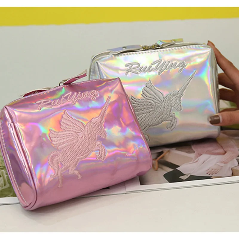 Единорог косметичка Девушки Мода Удобная сумка кошелек Студенты Красочные
