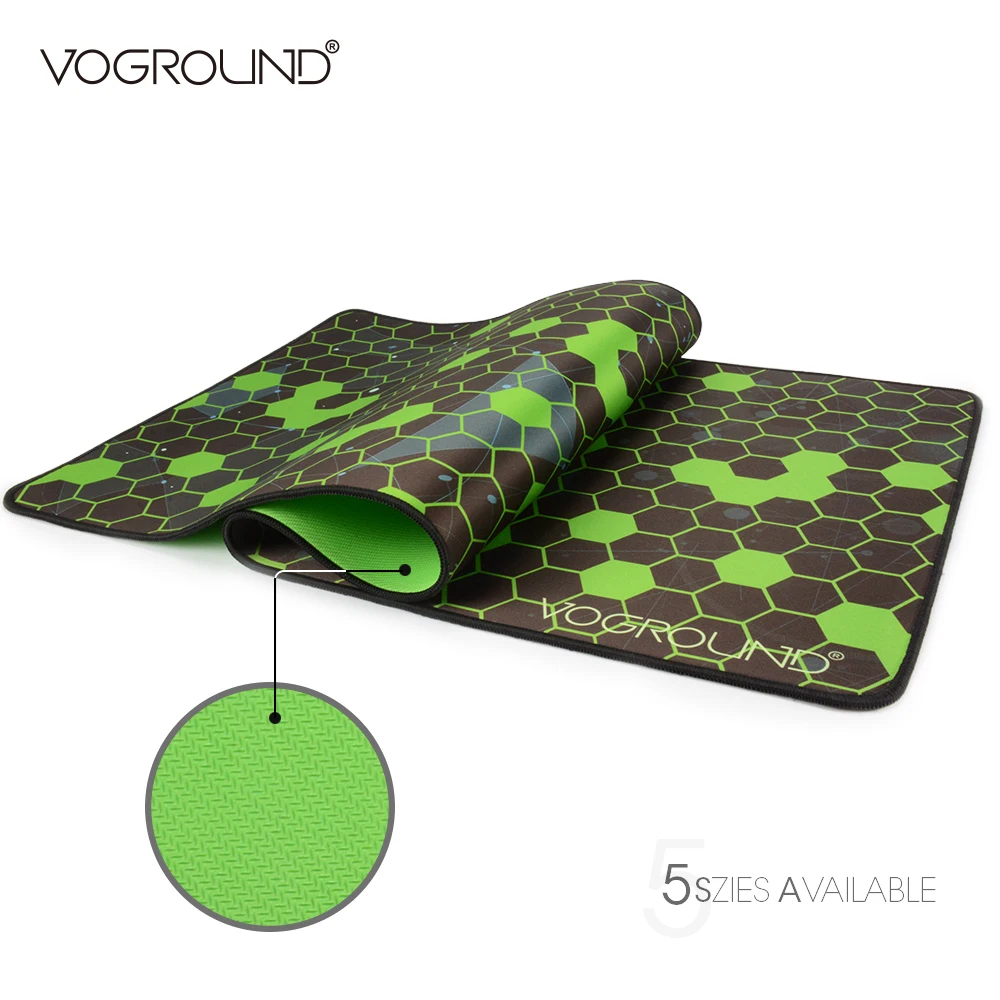 Voground 3 мм Magic сетки натуральный каучук Мышь Pad замок края супер большой