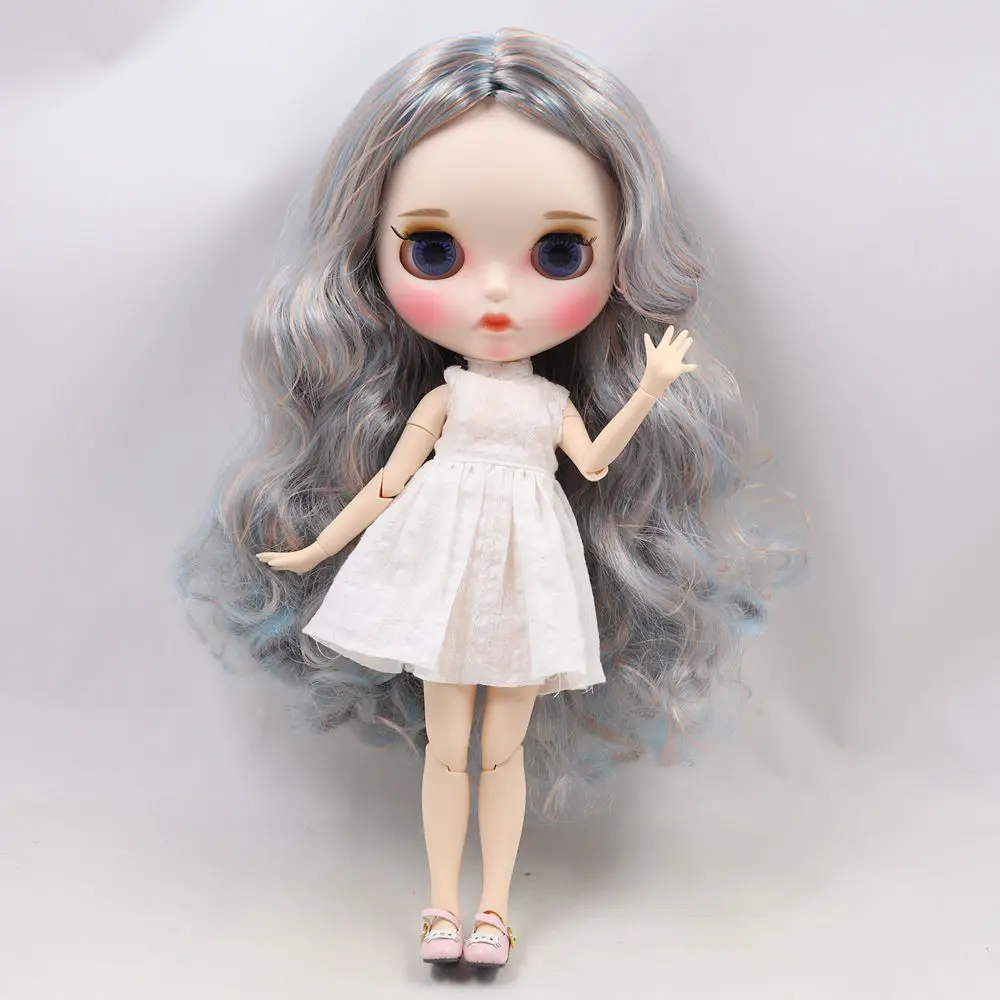 Ледяной DBS Blyth кукольные 1/6 bjd из белой кожи шарнирное тело красивые разноцветные