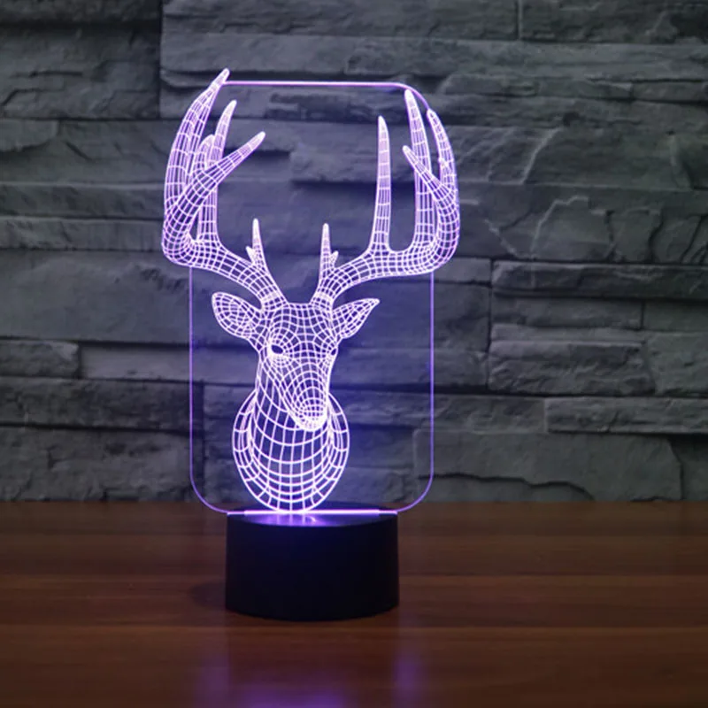 3D иллюзия ночник Dasher танцор форма светодиодный настольная лампа в подарок