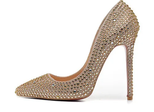 Женские туфли лодочки с острым носком на высоких шпильках|elegant wedding shoes|wedding shoespointed