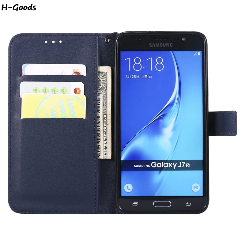 H goods Флип из искусственной кожи + кошелек чехол для Coque samsung J7/J7 Next/J7 Core/J7 Neo