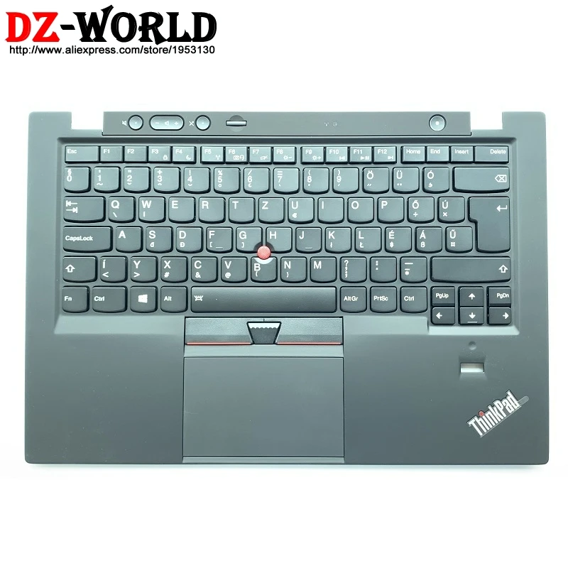 Верхний корпус Palmrest с Венгерской клавиатурой подсветкой для Lenovo Thinkpad X1 Carbon 1-я
