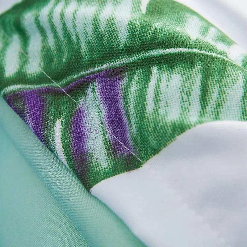 Набор пододеяльников с листочками двойной набор королева король декоративные