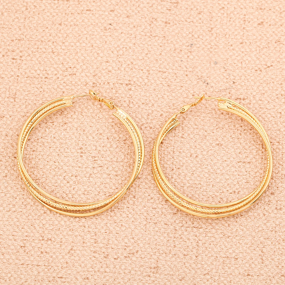 Латунные серьги для женщин Модная бижутерия подарок оптовая продажа Модные