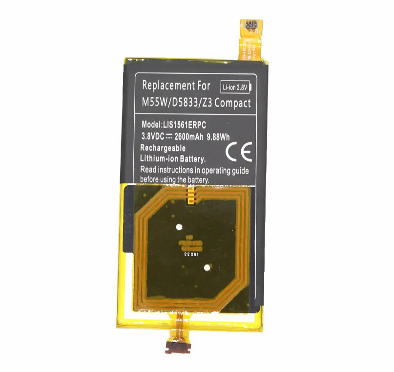 ITopZea оригинальный 1x2600 мА/ч LIS1561ERPC литий-полимерный аккумулятор для Sony Z3 мини