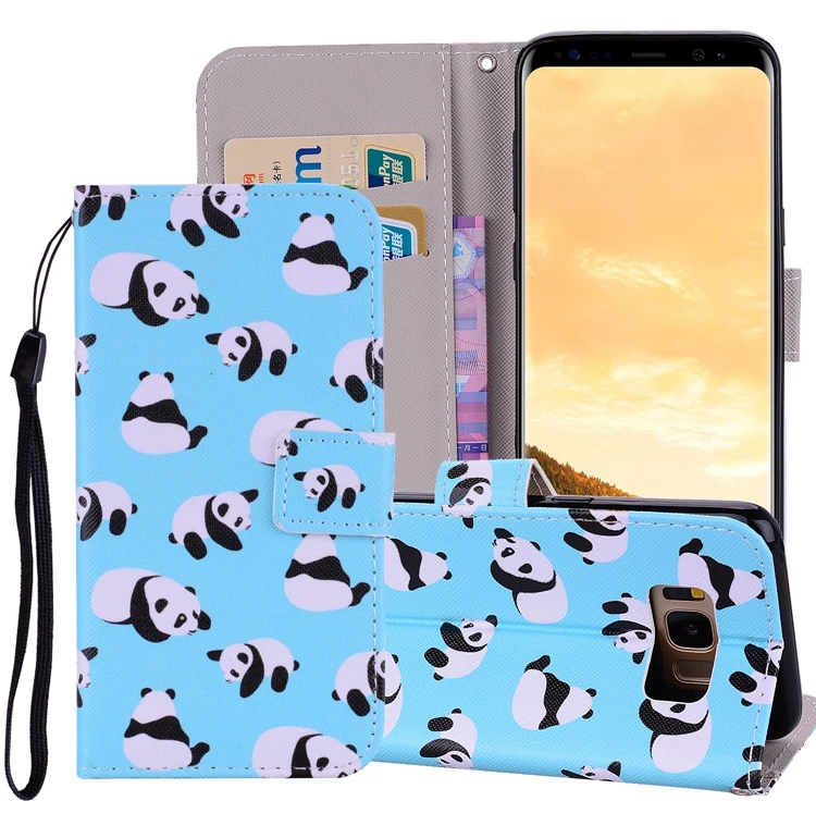 Для Etui samsung Galaxy S8 S9 Plus чехол из искусственной кожи Флип Бумажник чехол для телефона s для Coque samsung Galaxy S5 S6 S7 S 7 Edge чехол