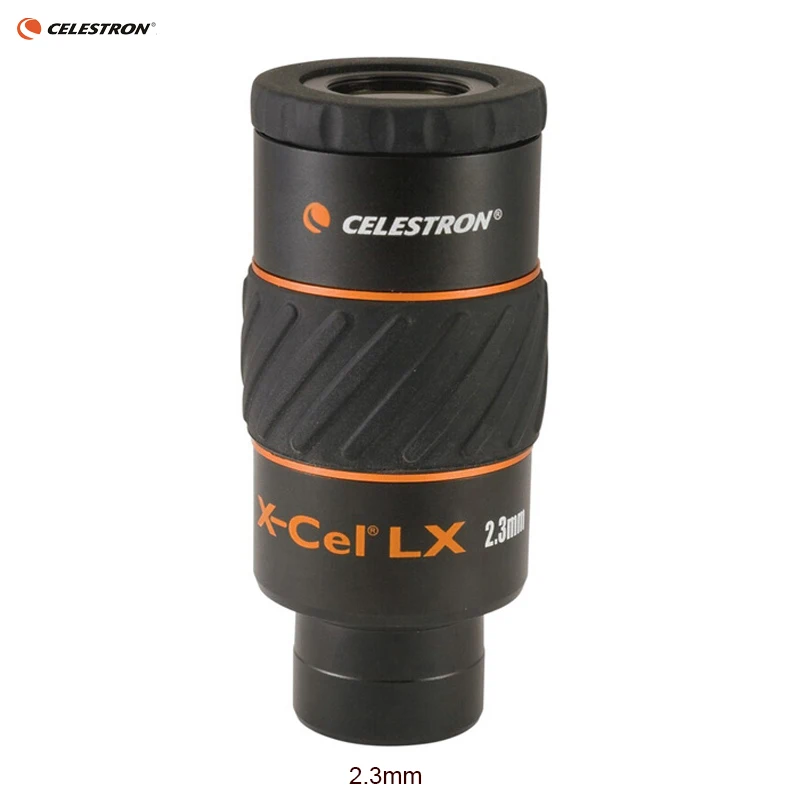 2.3mm Окуляр Celestron X-CEL LX 2,3 мм 5 мм 7 мм 9 мм 12 мм 18 мм 25 мм широкоугольный телескоп 60 градусов планетарный окуляр туманности 1,25" - Цвет: 2.3mm