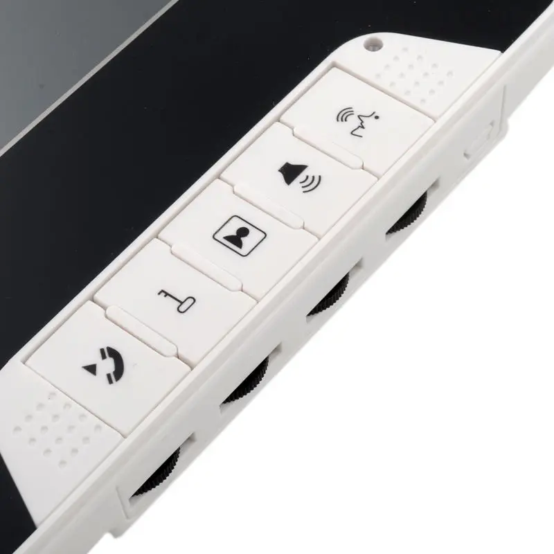 7 &quotцветной видеодомофон с 1 монитором RFID HD дверной звонок 1000TVL камера +