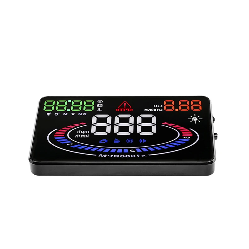 JUEFAN E300 OBD II Plug and Play HUD Дисплей автомобильный скоростной проектор скоростная