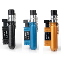 hot selling creative torch turbo compact jet butane cigar lighter gas cigarette 1300 c fire windproof lighter no gas