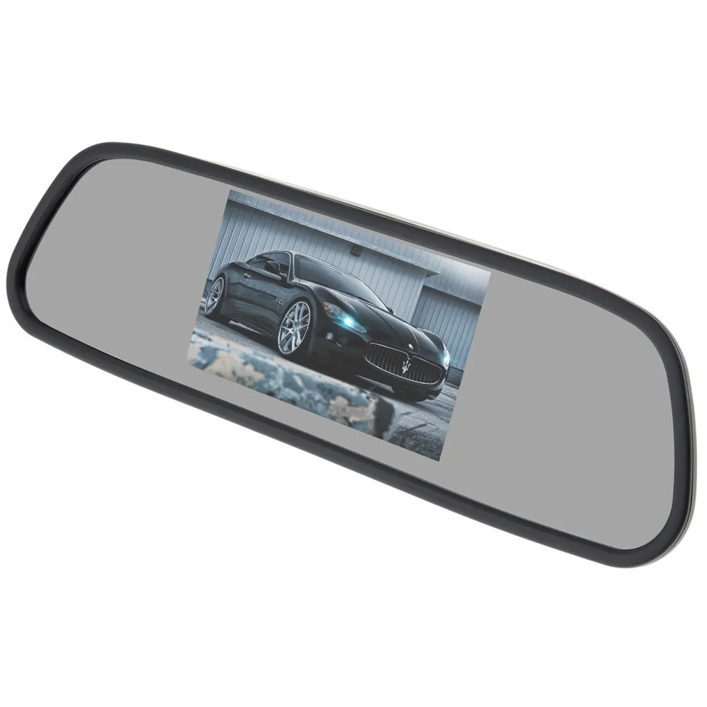 480x272 5 дюймовый цветной TFT ЖК экран широкоугольный Автомобильный зеркальный