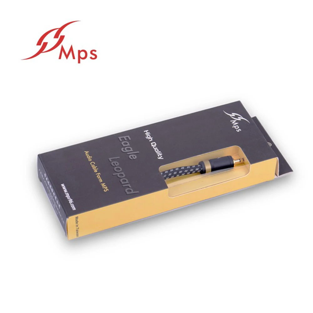 Кабель для динамиков MPS с разъемом 3 5 мм на 2 RCA Hi Fi 99.9997% OCC 24 К золотым покрытием|3.5mm
