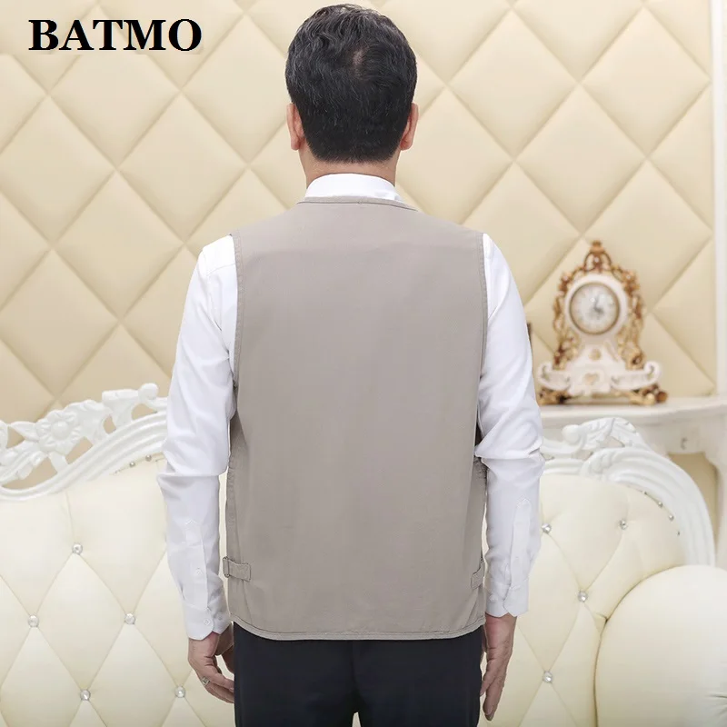 BATMO 2019 Новое поступление высокое качество 100% хлопок жилет для рыбалки много