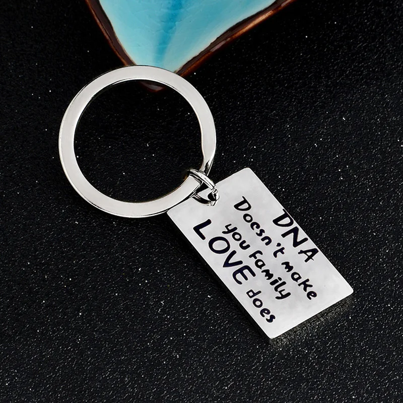 Мода Письмо печати брелок спасибо за то что папа брелоки для папы Семейные
