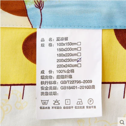 Мультяшное летнее одеяло кондиционерные одеяла хлопковые с цветочным узором