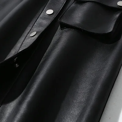 Юбка из натуральной овчины Reak G16 новая мода 2020|Женские юбки| |
