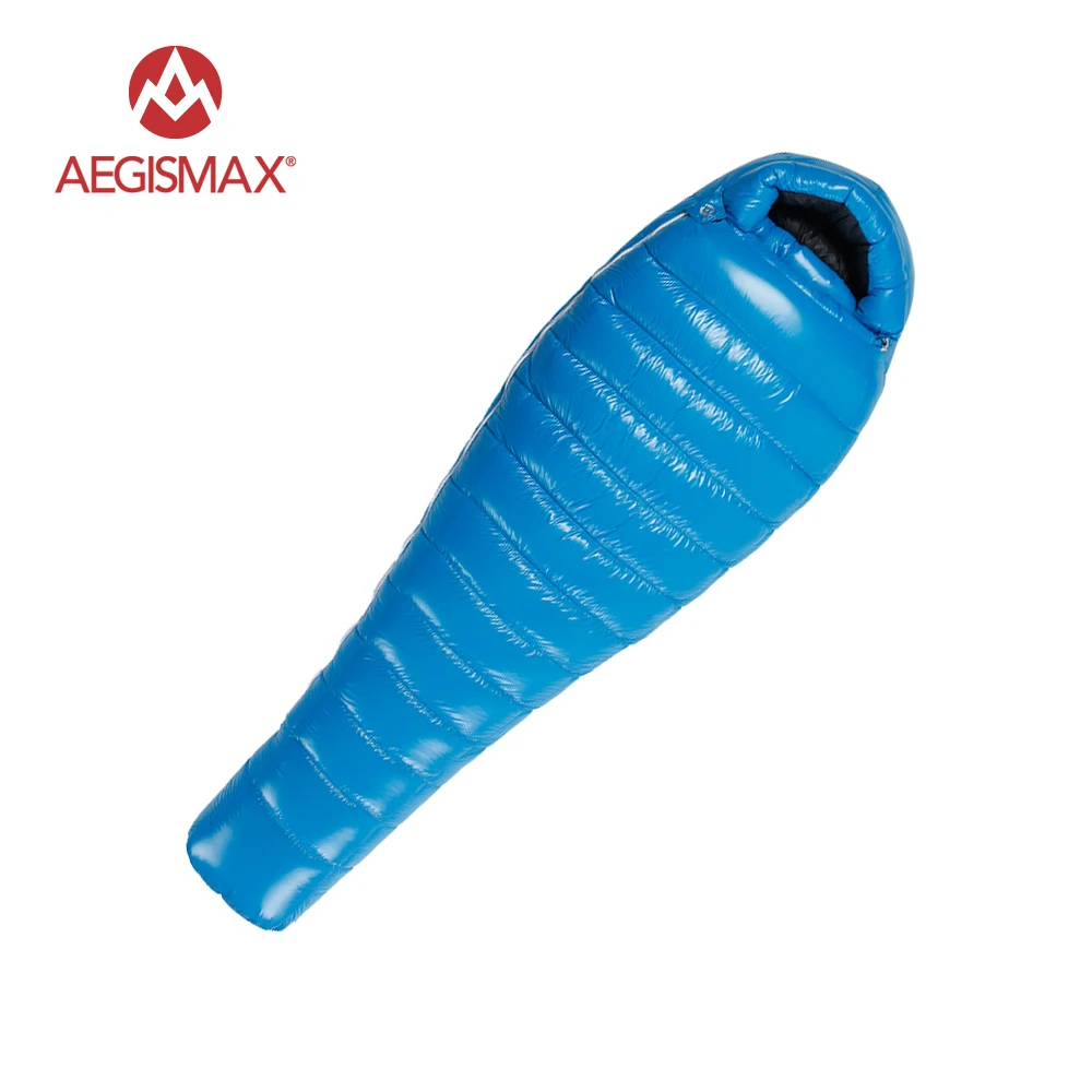 AEGISMAX 95% белый гусиный пух Мумия спальный мешок холодной зимы Сверхлегкий