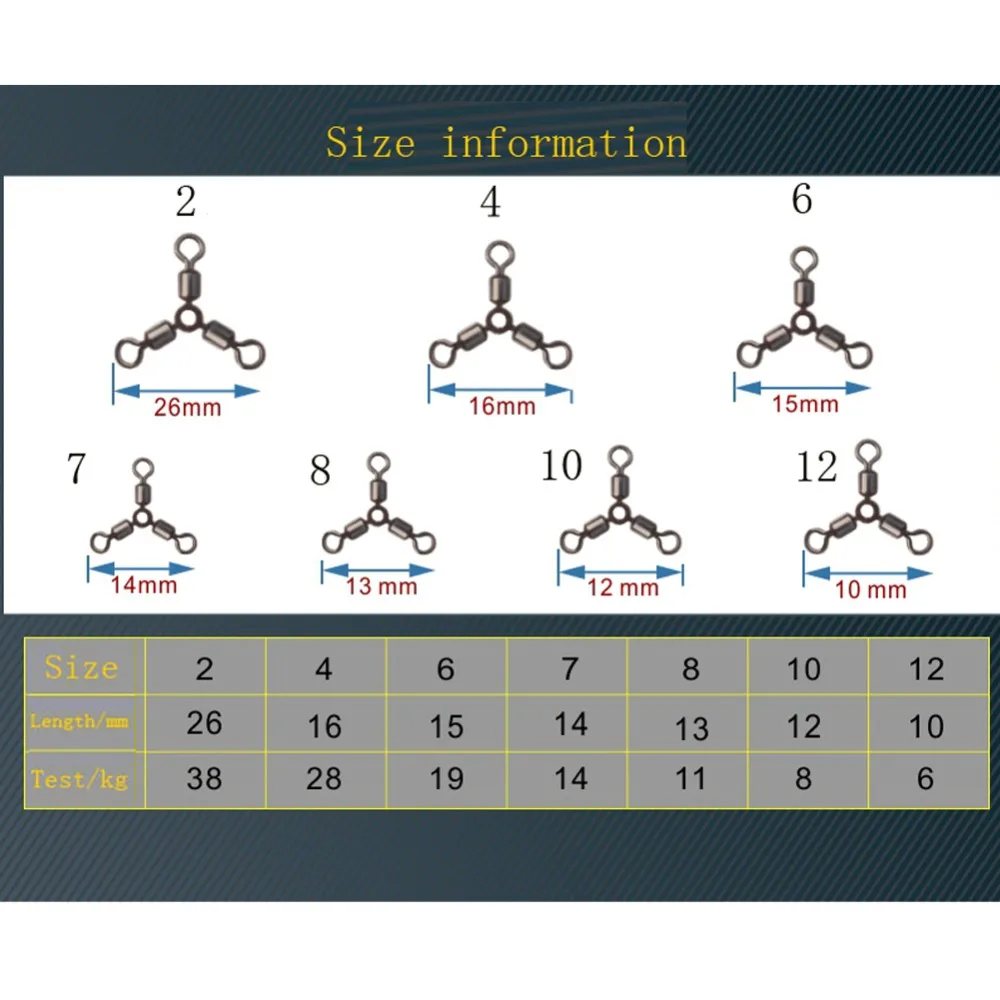 Рыболовные тройные Вертлюги O-образной формы рыболовные соединители 20 шт./лот |